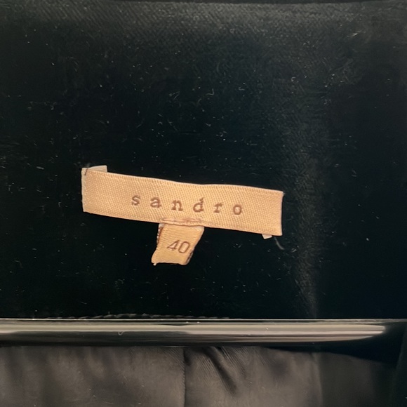 Luxurious black 100% Sondro velvet jacket bought in Paris. - Picture 2 of 4